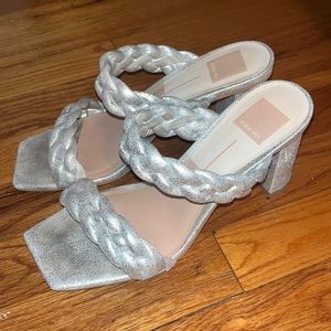 DV Block Heel - Silver